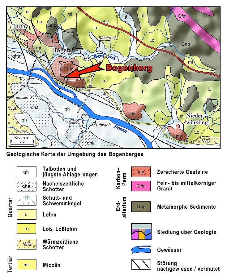 05 geologische karte bogenberg