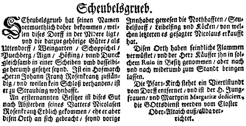 011 beschreibung hofmark scheubelsgrub von 1726