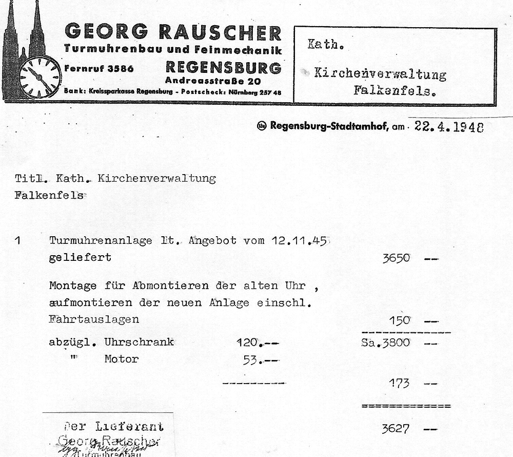 FTU 4 a Rechnung