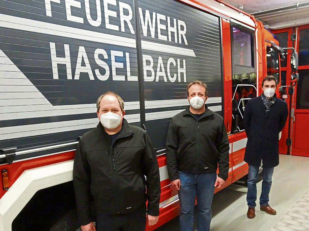 FFW Haselbach Lschwagen bergeben w