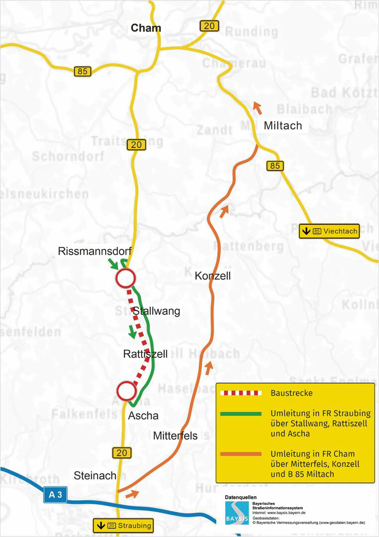 2022 07 28 Umleitung B20 Grafik